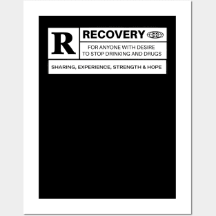 R for Recovery Posters and Art